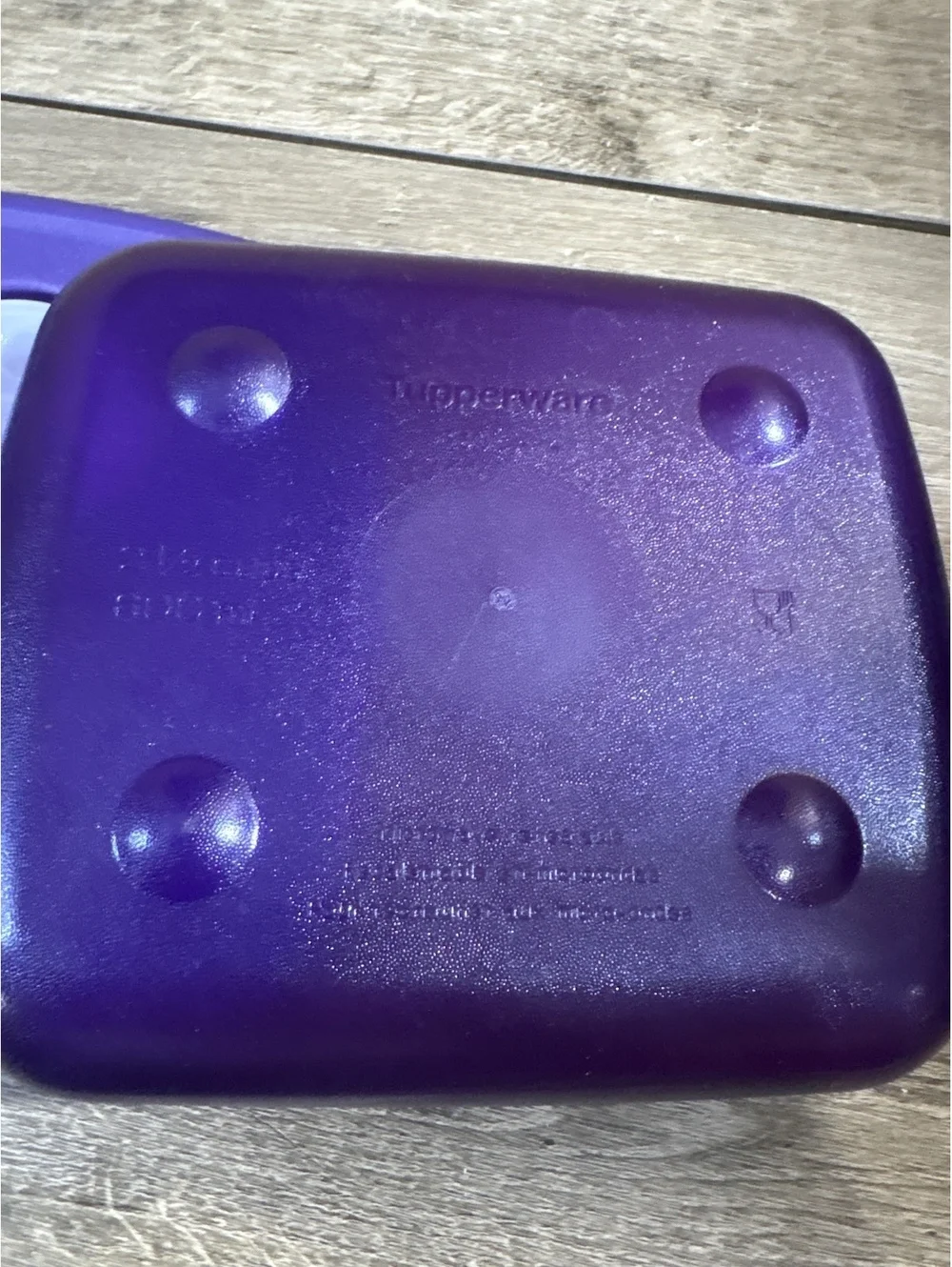 Tupperware this food